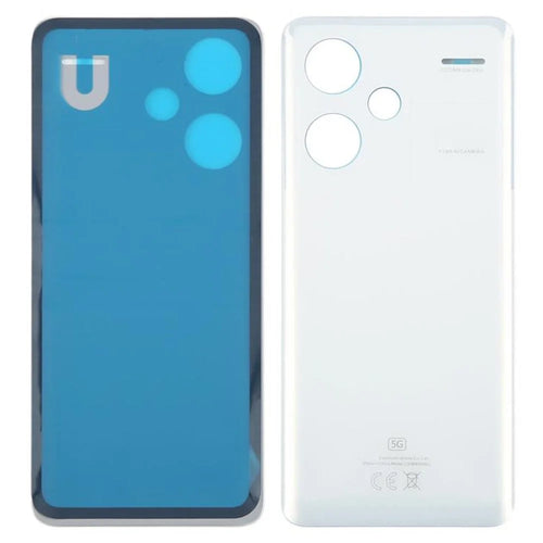 For Xiaomi Redmi Note 13 Pro+ 5G Back Battery Housing Cover Part (Without Logo) - White - 1