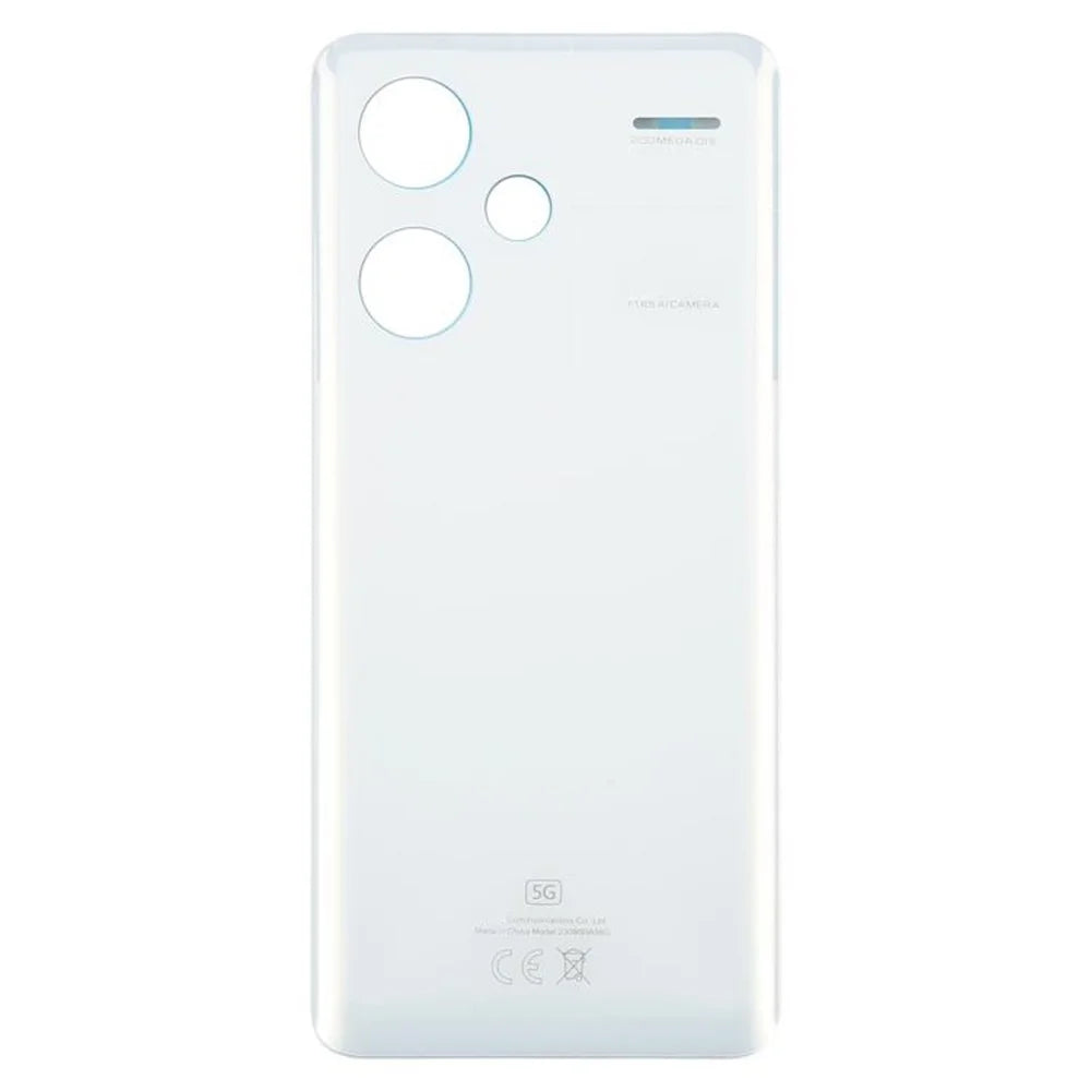 For Xiaomi Redmi Note 13 Pro+ 5G Back Battery Housing Cover Part (Without Logo) - White - 3