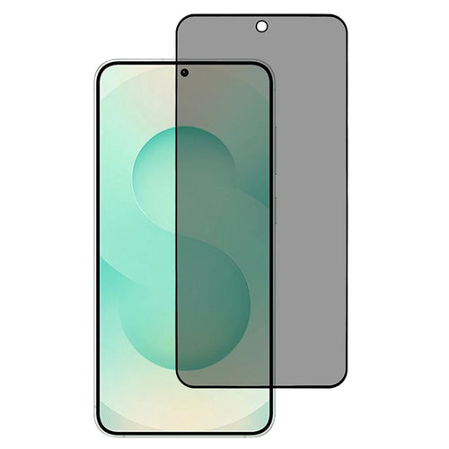 For Samsung Galaxy S25 Edge Anti-Peep Full Covering Screen Protector Silk Printing Tempered Glass Film - 1
