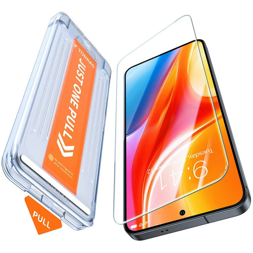 TORRAS Glassgo For Samsung Galaxy S25+ Screen Protector Tempered Glass HD Film with Automatic Dust Removal Tool - 1