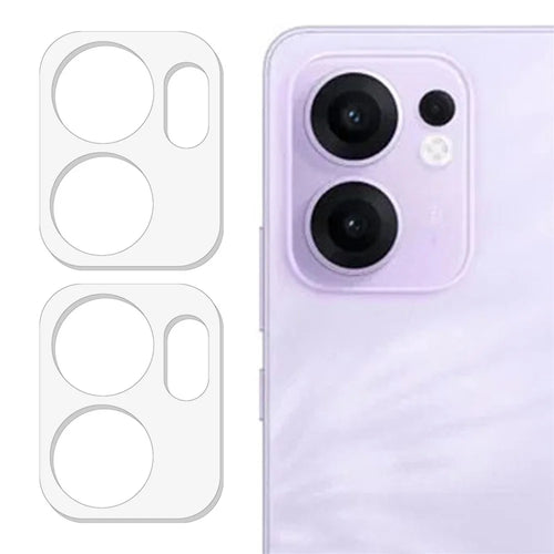 2Pcs For Oppo Reno13 F 5G (Reno 13 FS 5G) / 4G Camera Lens Protector 3D Arc Edge Anti-Scratch Tempered Glass Lens Film - 1