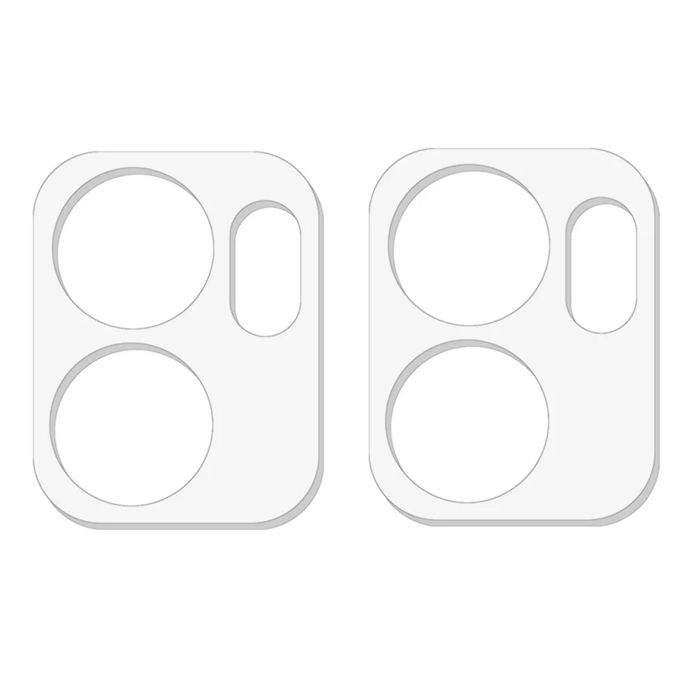 2Pcs For Oppo Reno13 F 5G (Reno 13 FS 5G) / 4G Camera Lens Protector 3D Arc Edge Anti-Scratch Tempered Glass Lens Film - 2