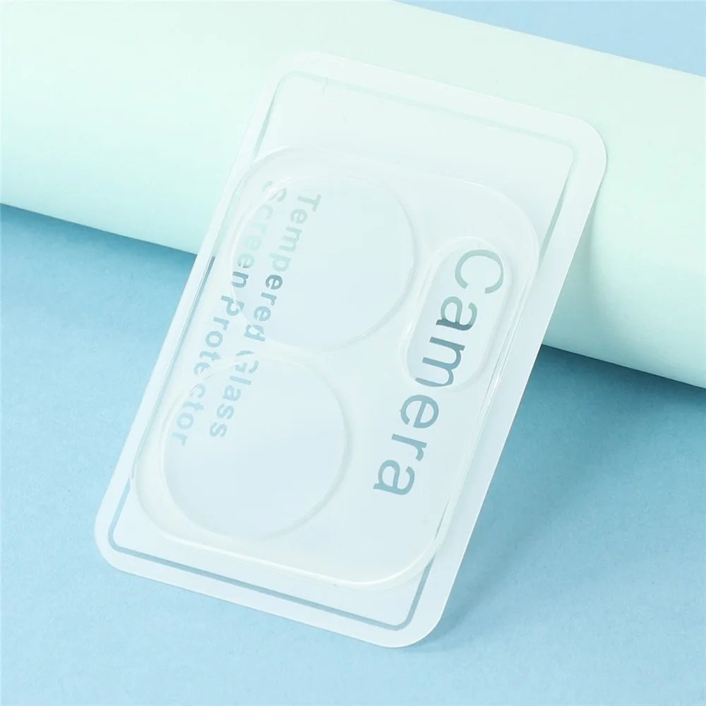 2Pcs For Oppo Reno13 F 5G (Reno 13 FS 5G) / 4G Camera Lens Protector 3D Arc Edge Anti-Scratch Tempered Glass Lens Film - 3