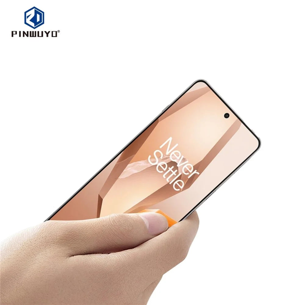 PINWUYO For OnePlus 13R 5G Tempered Glass Film  JK Series-2 9H Full Screen Protector - Black - 2