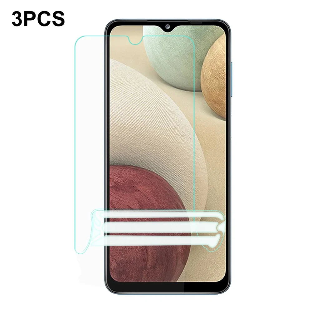 3Pcs Screen Protector For Samsung Galaxy A12 / A02s (164.2mm) / M02s Soft Hydrogel TPU Anti-Scratch Screen Film - 1