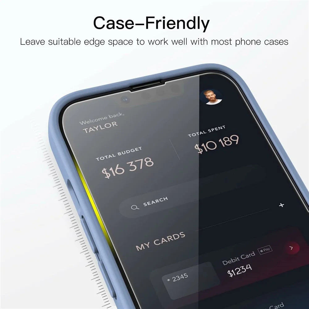 For iPhone 17e / 16e Clear Tempered Glass Screen Protector Anti-Explosion Film + Camera Lens Protector - 3