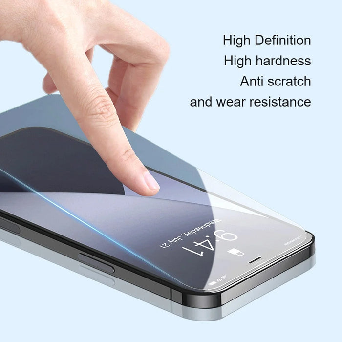 AMORUS For iPhone 17e / 16e Screen Protector 2.5D Arc Edge 9H High Aluminum-Silicon Glass Film - 3