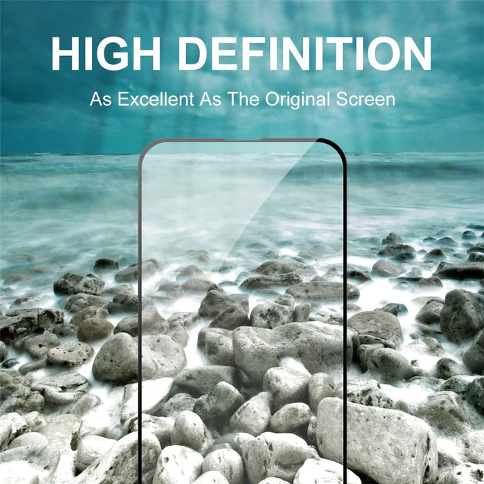 For iPhone 17e / 16e Screen Protector Silk Printing Full Glue Tempered Glass Screen Film - 2