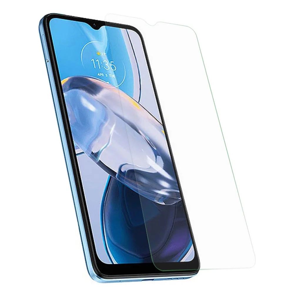 For Motorola Moto E22 4G Tempered Glass Screen Protector 0.3mm Arc Edge Anti-explosion HD Clear Anti-scratch Film - 1