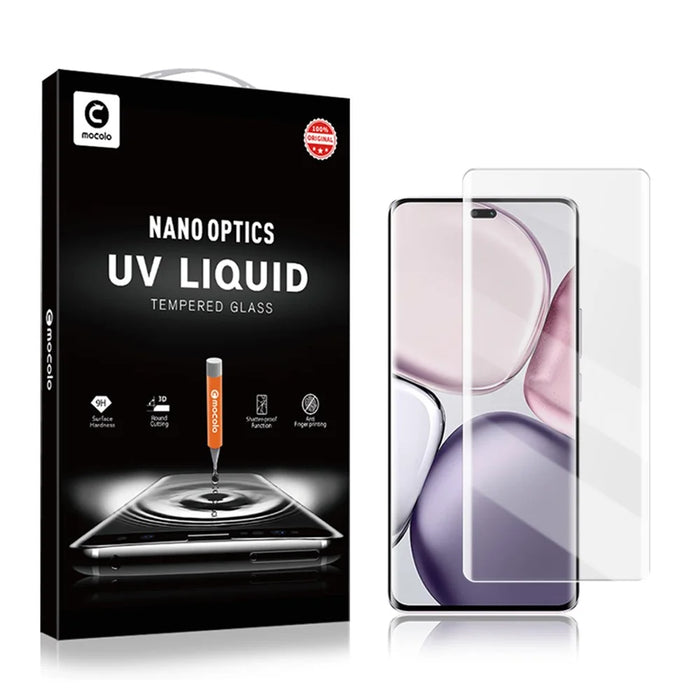 MOCOLO For Honor Magic7 Lite 5G / X9c 5G / X60 Pro 5G Screen Protector Tempered Glass UV Liquid Film 3D Curved Full Coverage - 7