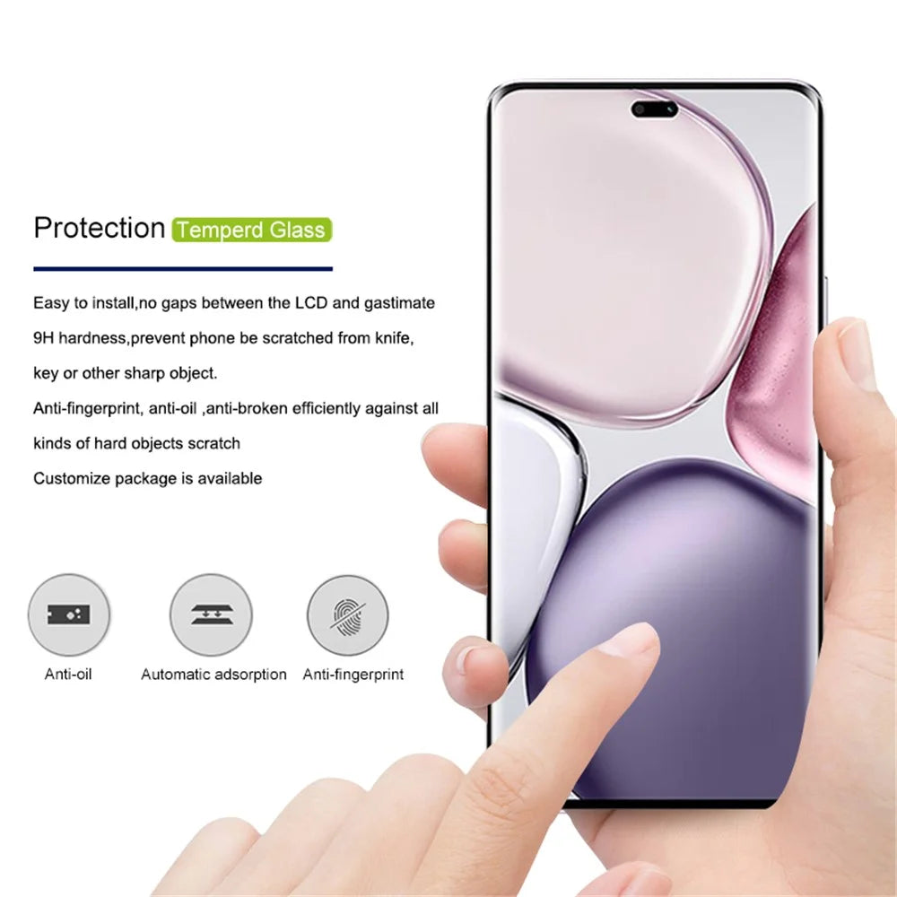 MOCOLO For Honor Magic7 Lite 5G / X9c 5G / X60 Pro 5G Screen Protector 3D Curved Tempered Glass Film - 2