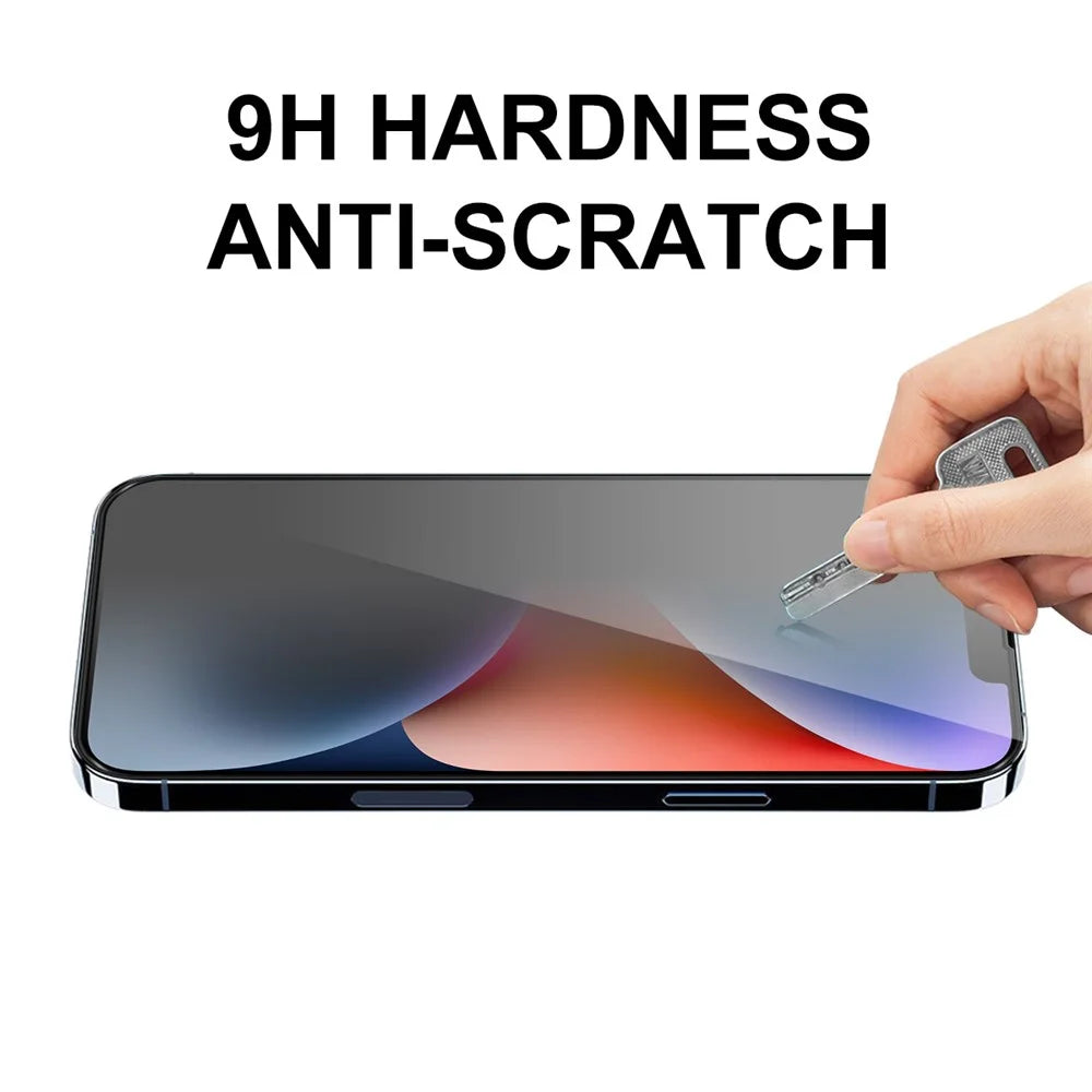 ENKAY HAT PRINCE For iPhone 17e / 16e Privacy Screen Protector  28-degree Anti-Spy Tempered Glass - Black - 6