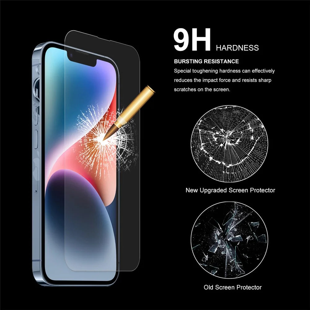 ENKAY HAT PRINCE For iPhone 17e / 16e Screen Protector 2Pcs   9H Clear High Aluminum-Silicon Glass Film - Transparent - 5