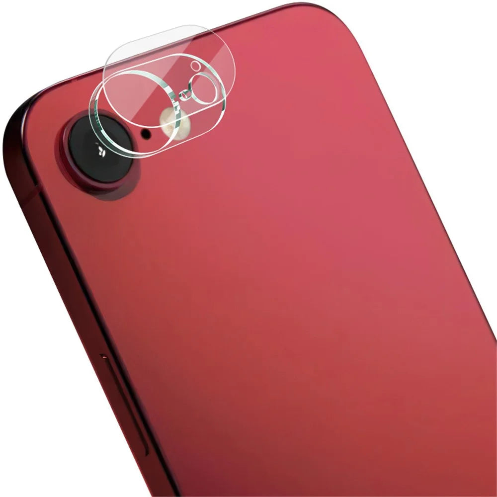 IMAK For iPhone 17e / 16e Tempered Glass Camera Lens Protector + Acrylic Lens Cap - 1