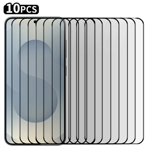 RURIHAI 10Pcs For Samsung Galaxy S25 Edge Full Glue Screen Protector High Aluminium Silicon Glass Film, Ultrasonic Fingerprint Unlock - 1