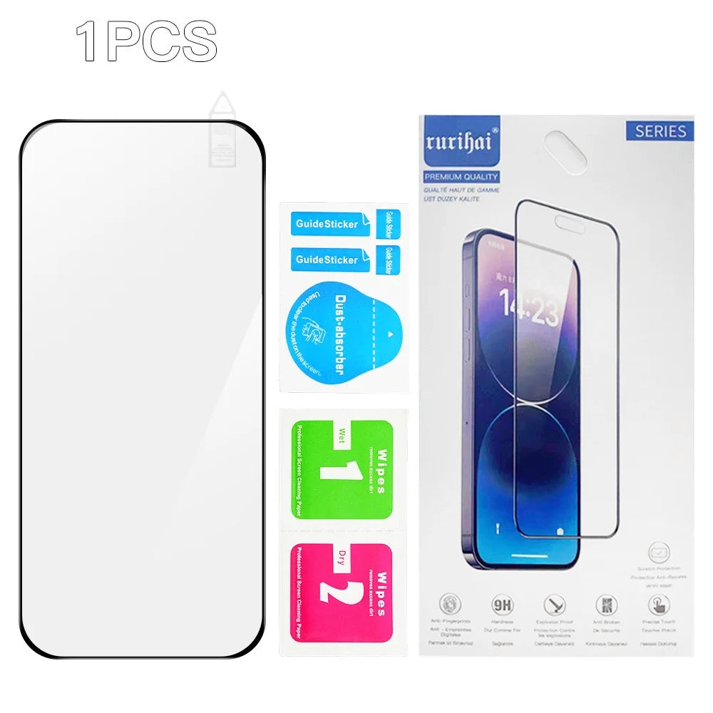 RURIHAI For Honor Play 9T Pro 5G Screen Protector Secondary Hardening High Aluminium-Silicon Glass Film - 6