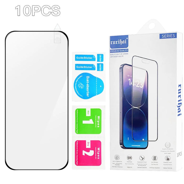 RURIHAI 10Pcs For Honor Play 9T Pro 5G High Aluminium-Silicon Glass Film 0.26mm 2.5D Screen Protector - 6