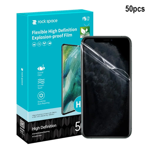 ROCK Space 180-01y 50PCS Screen Protector High Definition Anti Explosion TPU Film for Devices Under 7 Inch - 1