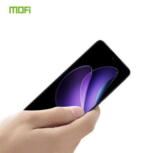 MOFI For Oppo Reno13 F 5G (Reno 13 FS 5G) / 4G Screen Protector  9H Full Glue Full Coverage High Aluminum-Silicon Glass Film - Black - 2
