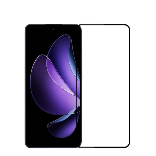 PINWUYO For Oppo Reno13 F 5G (Reno 13 FS 5G) / 4G Tempered Glass Film  JK Series-2 9H Full Screen Protector - Black - 1