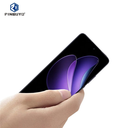 PINWUYO For Oppo Reno13 F 5G (Reno 13 FS 5G) / 4G Tempered Glass Film  JK Series-2 9H Full Screen Protector - Black - 2