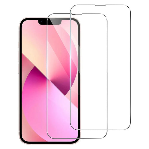 2Pcs For iPhone 17e / 16e HD Clear Screen Protector Anti-Explosion 2.5D Arc Edge Tempered Glass Screen Film - 1