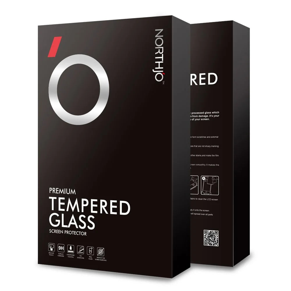 NORTHJO A+ For iPhone 17e / 16e Screen Protector Clarity 2.5D Tempered Glass Film - 6