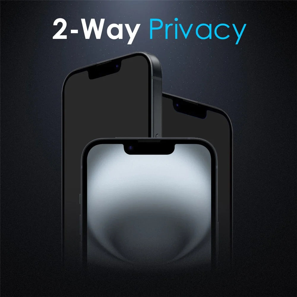 NORTHJO A++ For iPhone 17e / 16e Privacy Screen Protector Anti Spy High Aluminium-Silicon Glass 0.3mm Film - 3
