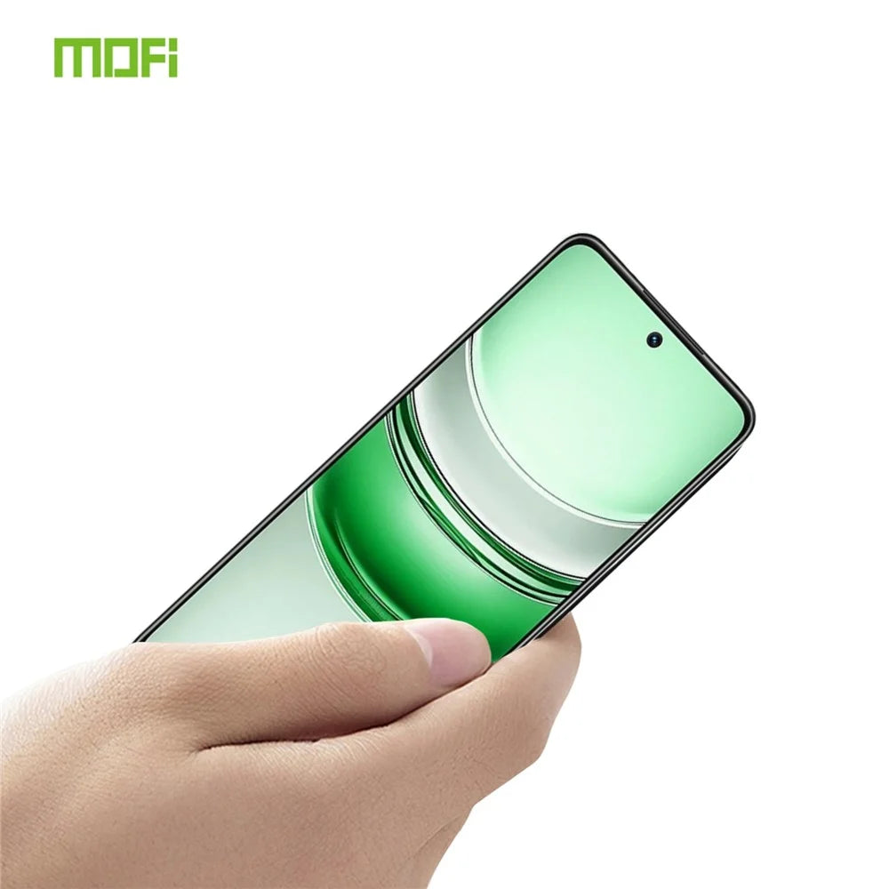 MOFI For Realme V60 Pro 5G / C75 5G / C75 4G / 14x 5G Screen Protector  9H Full Glue Full Coverage High Aluminum-Silicon Glass Film - Black - 2