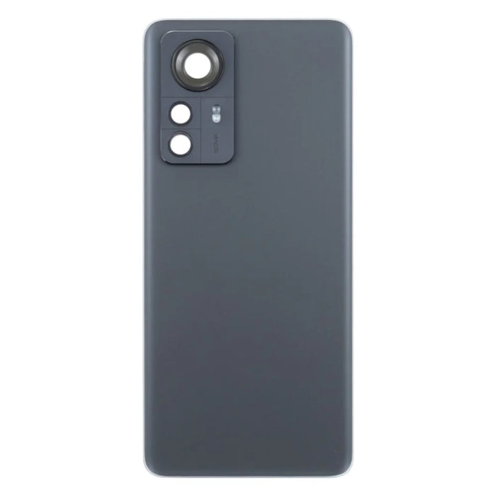 For Xiaomi 12 Pro 5G / 12 Pro (Dimensity) 5G OEM Battery Housing Back Cover with Camera Ring Lens Cover Replacement - Black - 2