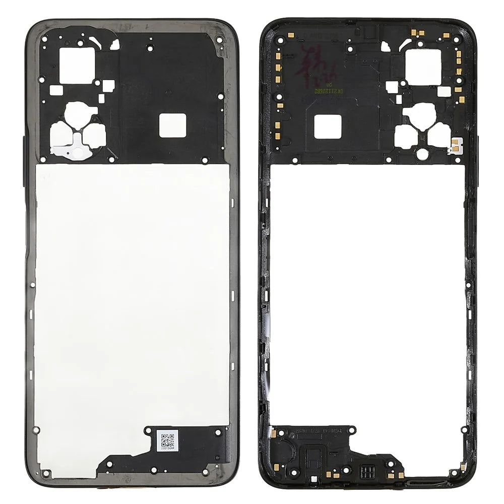 For Honor Play 30 Plus 5G / X7 OEM Middle Plate Frame Spare Part (without Logo) - Black - 1