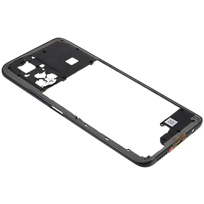 For Honor Play 30 Plus 5G / X7 OEM Middle Plate Frame Spare Part (without Logo) - Black - 4