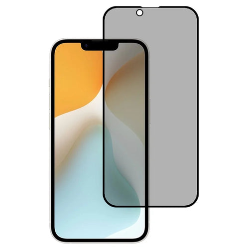 For iPhone 17e / 16e Anti-Peep Full Covering Screen Protector Silk Printing Tempered Glass Film - 1