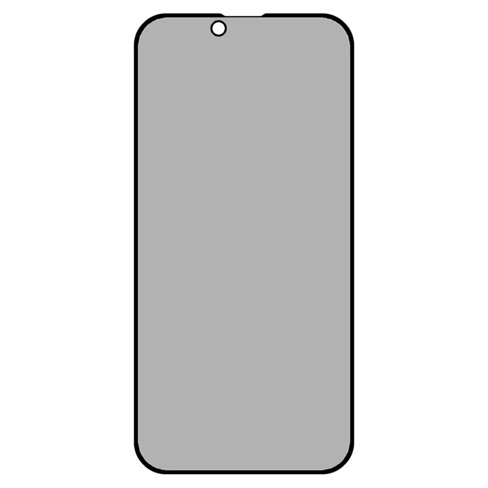For iPhone 17e / 16e Anti-Peep Full Covering Screen Protector Silk Printing Tempered Glass Film - 2