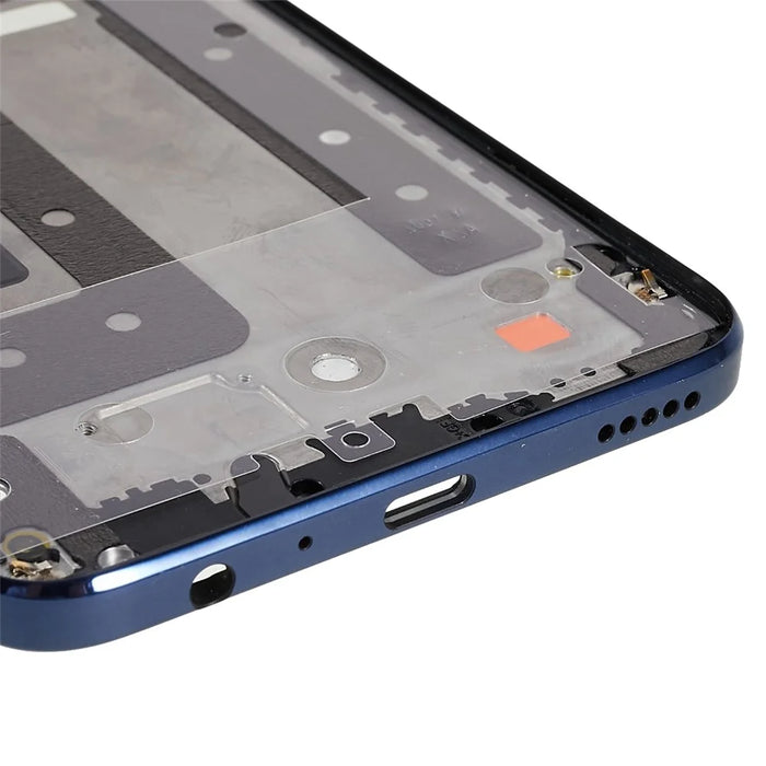 For Honor X8 4G / X30i 5G OEM Front Housing Frame Repair Part (without Logo) - Blue - 5