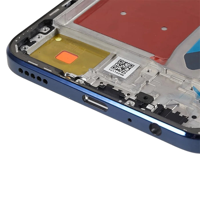 For Honor X8 4G / X30i 5G OEM Front Housing Frame Repair Part (without Logo) - Blue - 7