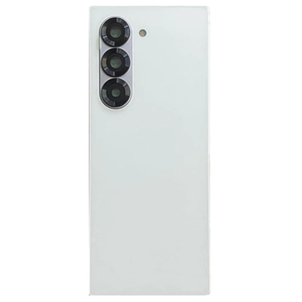 For Samsung Galaxy Z Fold6 5G F956 Battery Housing with Adhesive Sticker + Camera Lens Cover (Without Logo) - White - 2