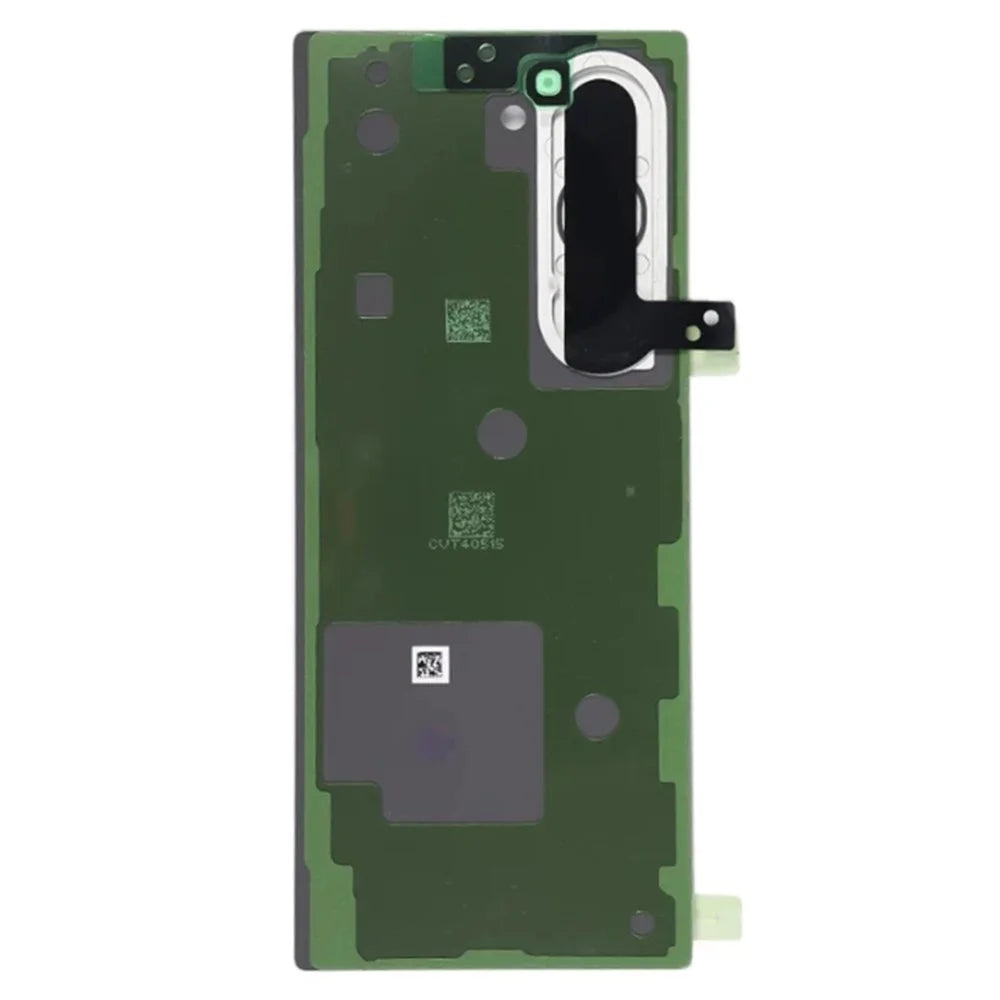 For Samsung Galaxy Z Fold6 5G F956 Battery Housing with Adhesive Sticker + Camera Lens Cover (Without Logo) - White - 3