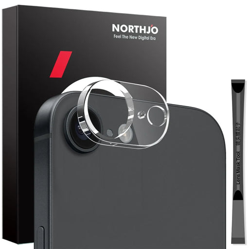 NORTHJO For iPhone 17e / 16e Camera Lens Protector Tempered Glass HD Clear 3D Full Coverage - 1