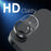 NORTHJO For iPhone 17e / 16e Black Circles Camera Lens Protector Tempered Glass HD Clear 3D Full Coverage - 2