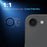 NORTHJO For iPhone 17e / 16e Black Circles Camera Lens Protector Tempered Glass HD Clear 3D Full Coverage - 3