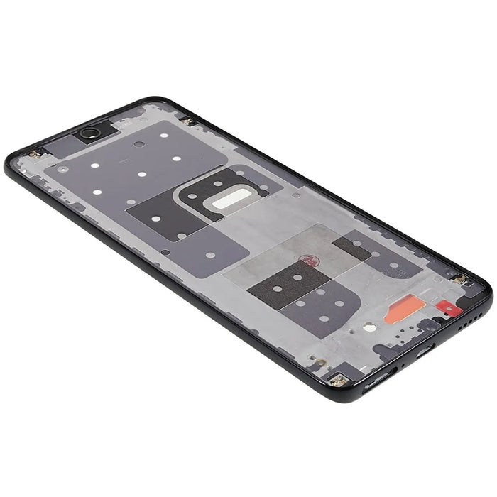 For Honor X9 4G / X9 5G / X30 5G OEM Front Housing Frame Repair Part (without Logo) - Black - 4