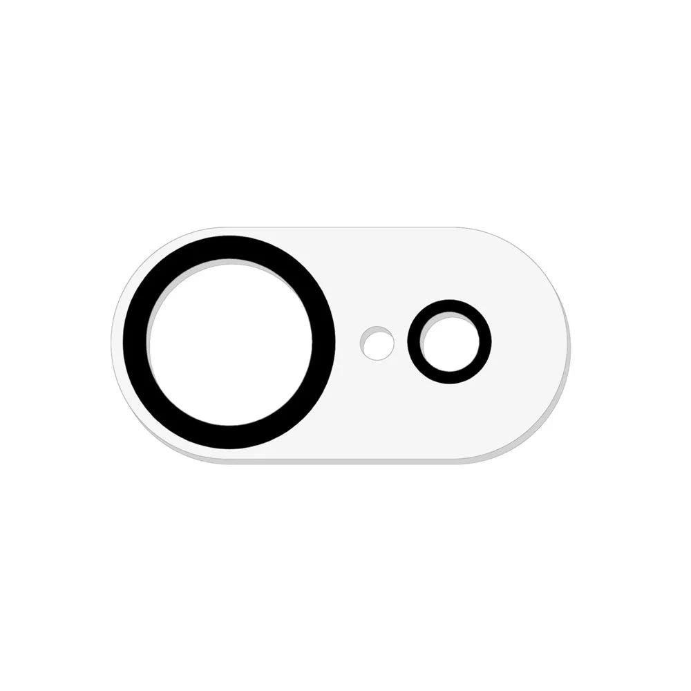 For iPhone 17e / 16e Camera Lens Protector with Black Circle Design Tempered Glass Lens Film - 2