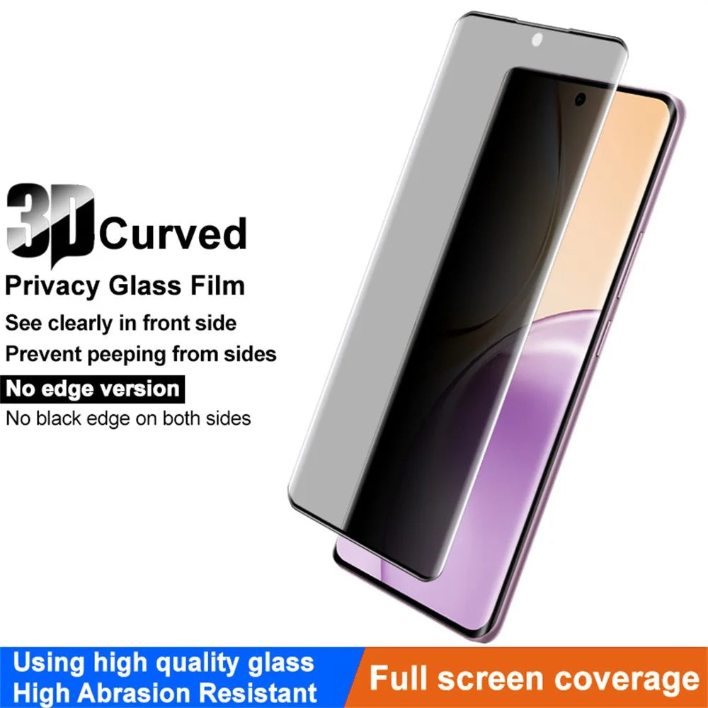 IMAK For Realme 14 Pro 5G Anti Spy Tempered Glass Screen Protector (No Edge Version) - 3