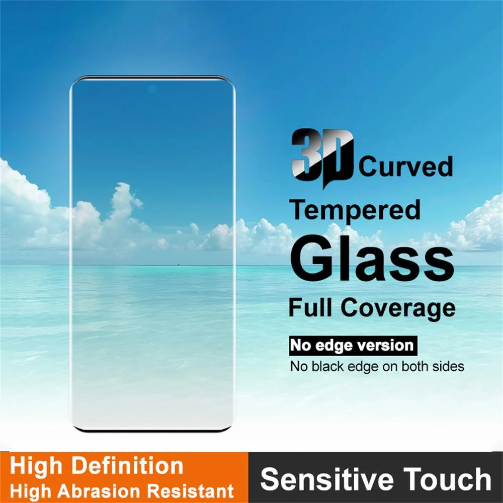 IMAK For Realme 14 Pro+ 5G Full Screen Protector 3D Curved Tempered Glass Film (No Edge Version) - 3