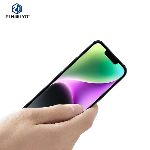 PINWUYO For iPhone 17e / 16e Tempered Glass Film  Explosion-proof 9H 3D Full Screen Protector - Black - 2