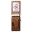 SUTENI Waxed Texture PU Leather Card Case Auto Pop Up Card Holder - Brown - 3