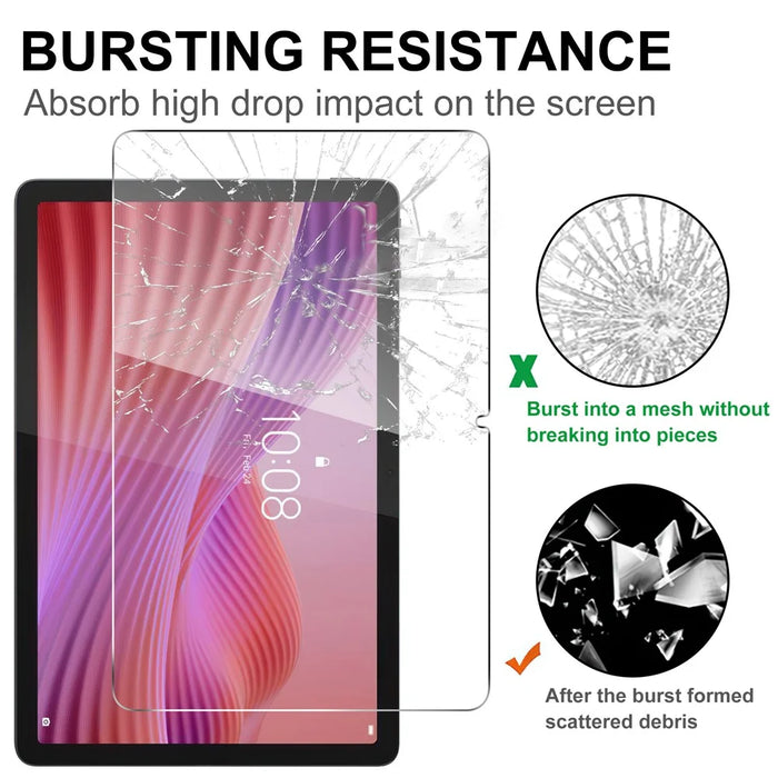 For Lenovo Tab TB311FU Screen Protector Anti-Shatter Arc Edge Tempered Glass Film - 3