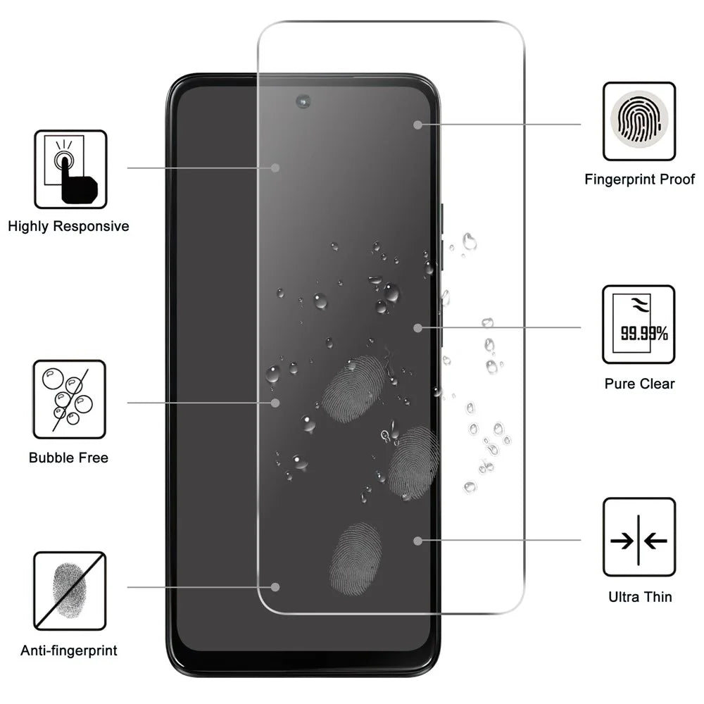 For Motorola Moto G Power (2025) Screen Protector HD Tempered Glass Film 2.5D - 2