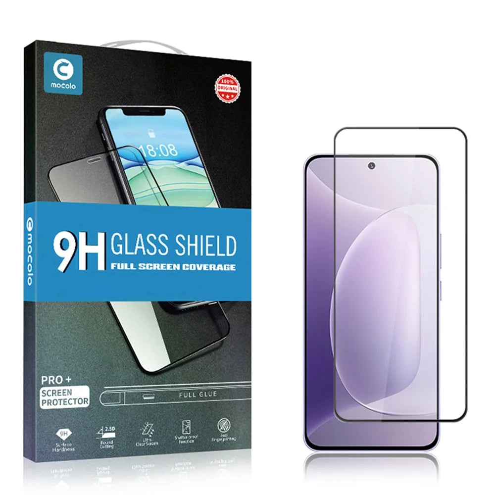 MOCOLO For Honor 300 Screen Protector Anti-Shatter Silk Printing Tempered Glass Film - Black - 6